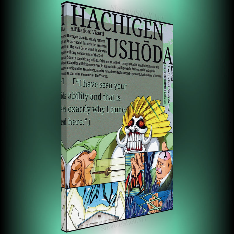 Hachigen Visored | Canvas Illustration