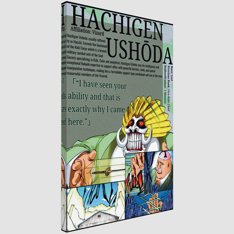 Hachigen .U Visored | Canvas Illustration