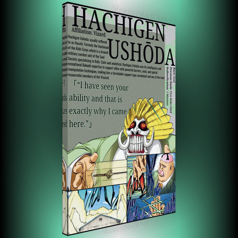 Hachigen Visored | Canvas Illustration