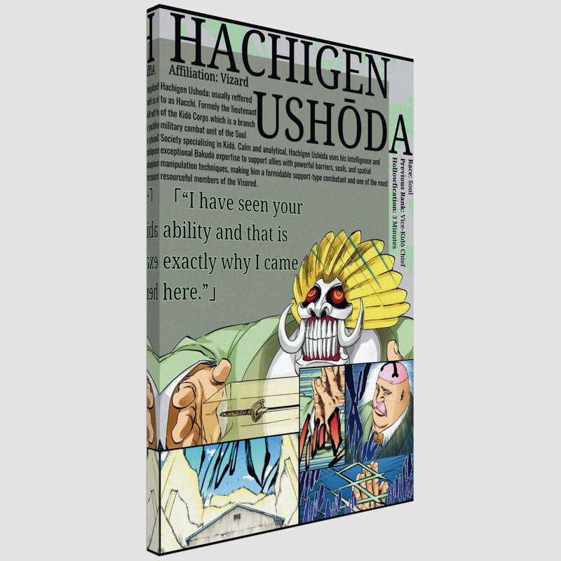 Hachigen .U Visored | Canvas Illustration