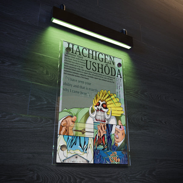 Hachigen U. Visored | Acrylic Illustration