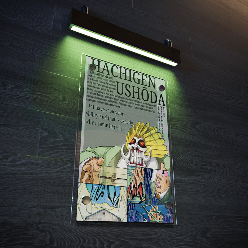 Hachigen U. Visored | Acrylic Illustration