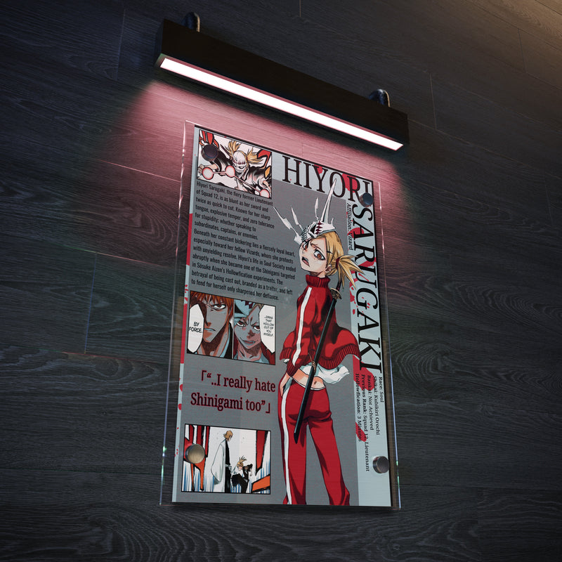 Hiyori S. Visored | Acrylic Illustration