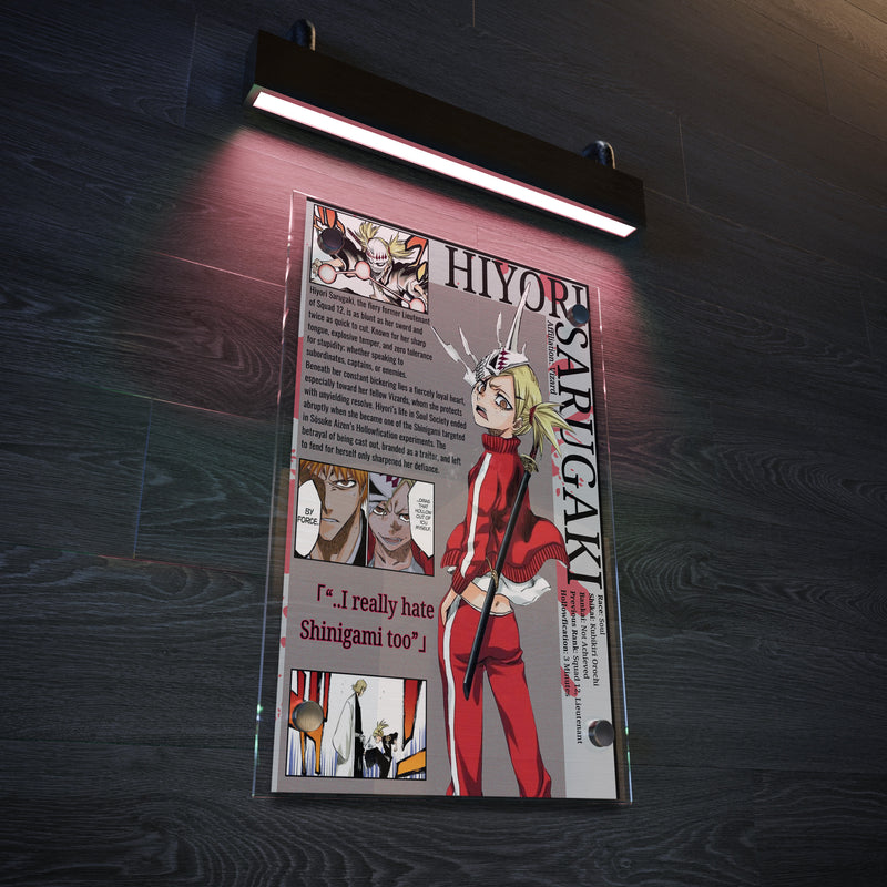 Hiyori S. Visored | Acrylic Illustration