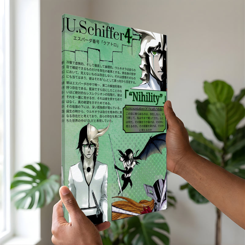 Ulquiorra .C Espada 4 | Canvas Illustration