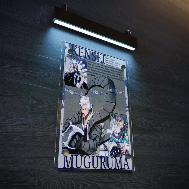 Kensei M. Visored | Acrylic Illustration