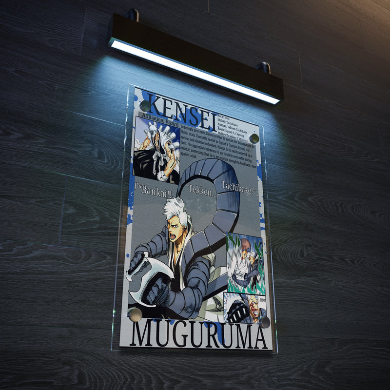 Kensei M. Visored | Acrylic Illustration