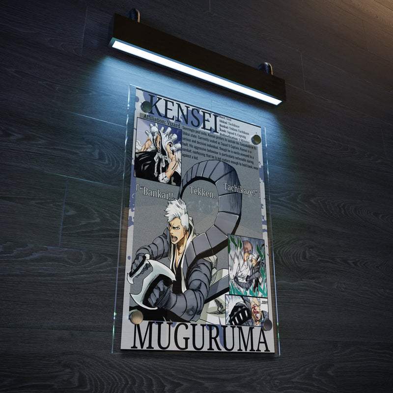 Kensei M. Visored | Acrylic Illustration