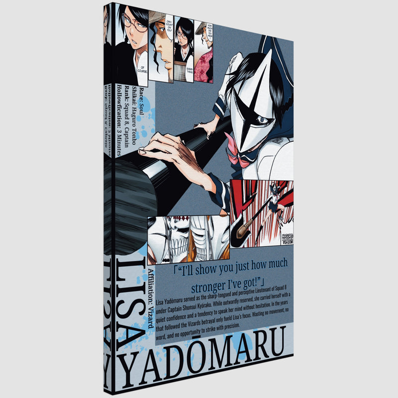 Lisa .Y Visored | Canvas Illustration