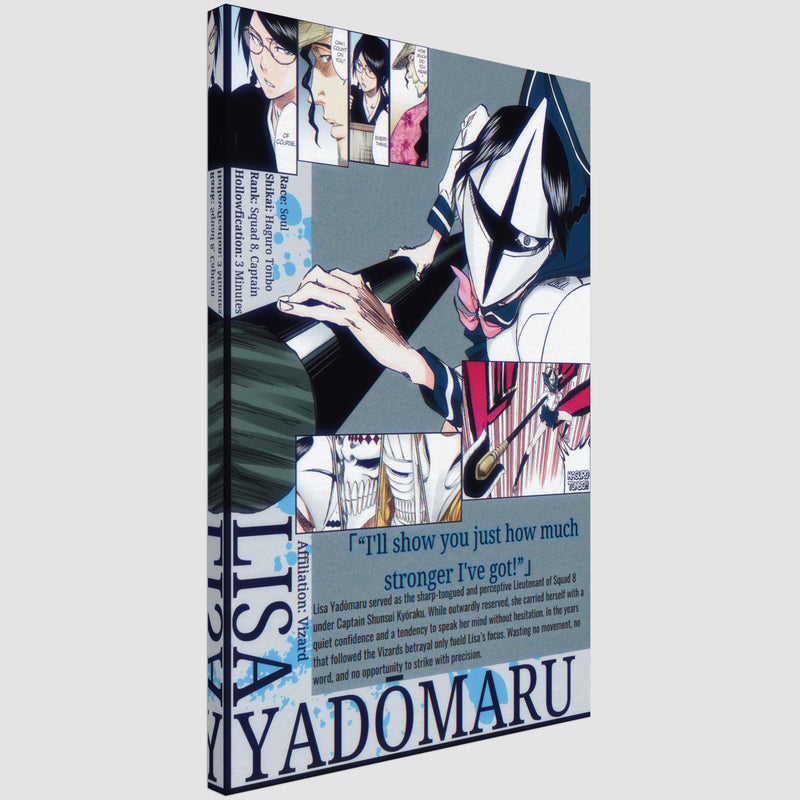 Lisa .Y Visored | Canvas Illustration