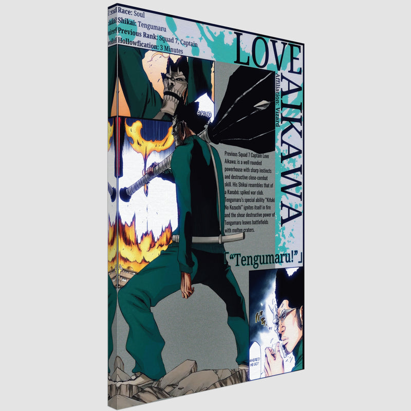 Love .A Visored | Canvas Illustration