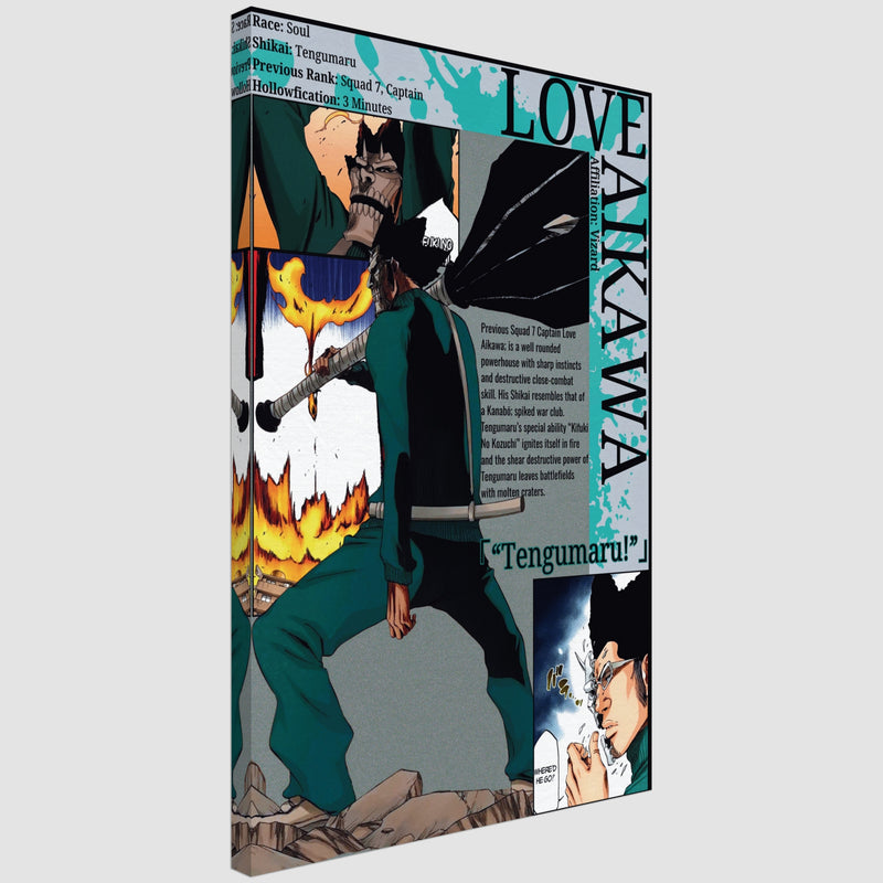 Love .A Visored | Canvas Illustration
