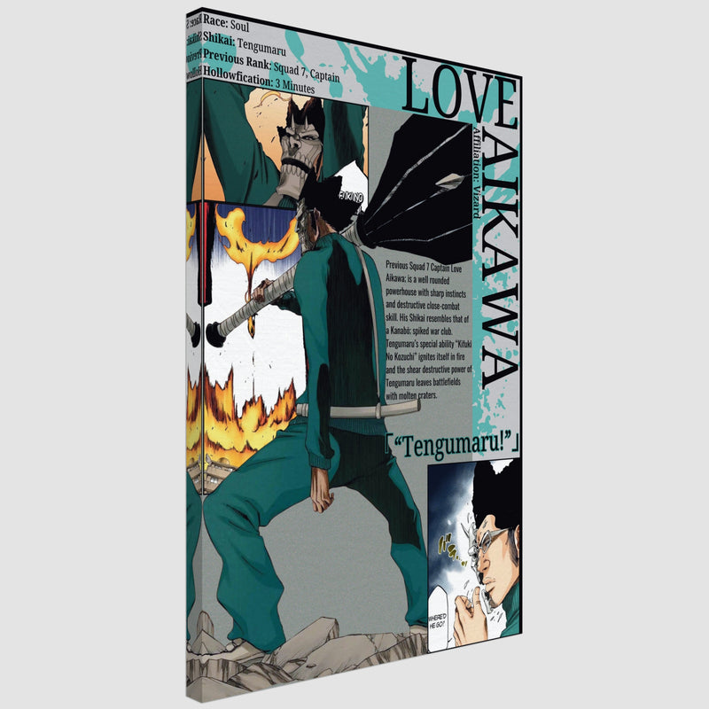 Love .A Visored | Canvas Illustration