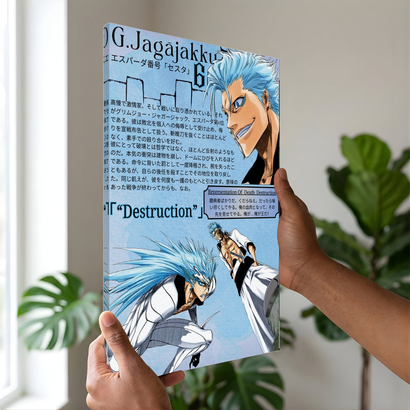 Grimmjow .J Espada 6 | Canvas Illustration