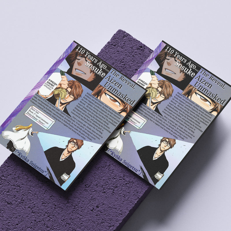 Aizen Unmasked | Premium Manga Poster