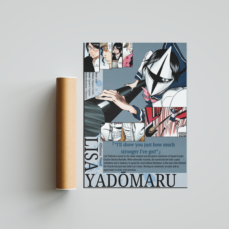 Lisa Visored | Premium Manga Poster