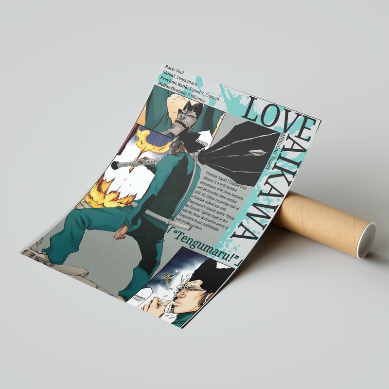 Love Aikawa | Visored | Manga Wall Art Digitally Downloadable