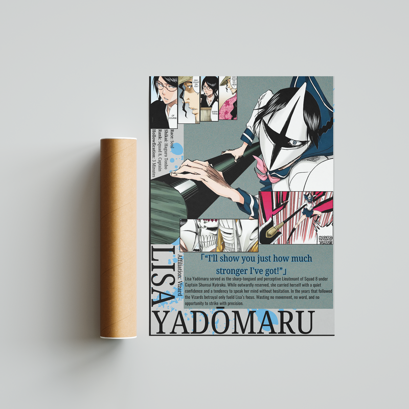 Lisa Visored | Premium Manga Poster