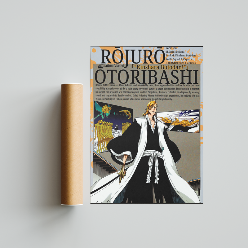 Rojuro Otoribashi | Visored | Manga Wall Art Digitally Downloadable
