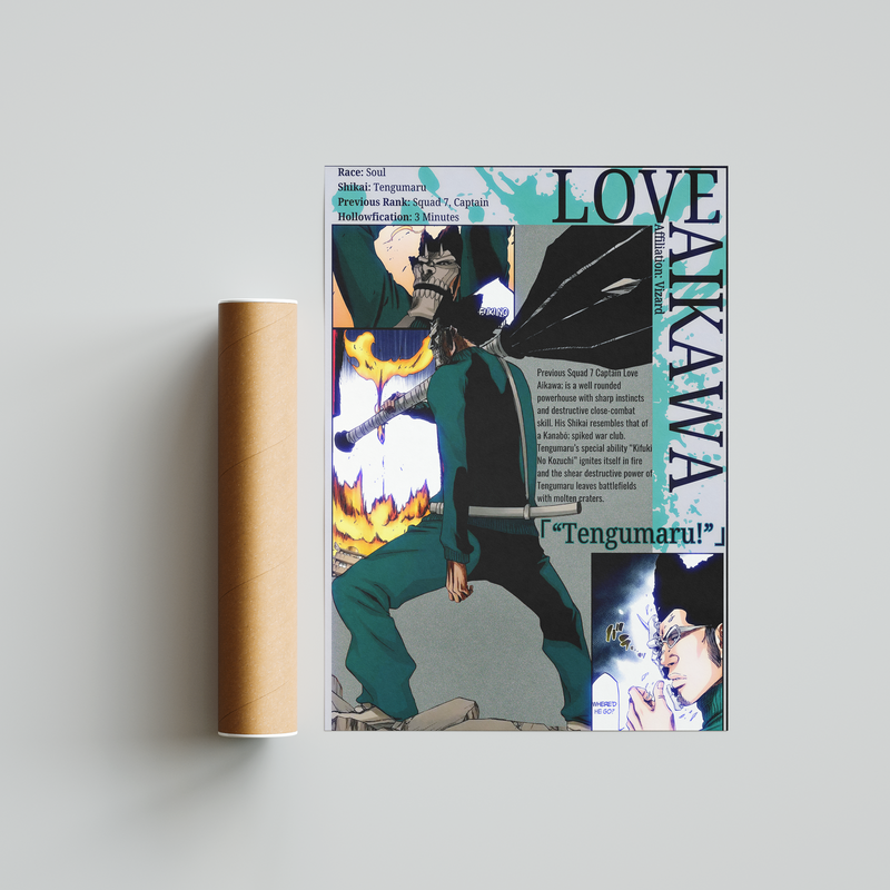 Love Aikawa | Visored | Manga Wall Art Digitally Downloadable