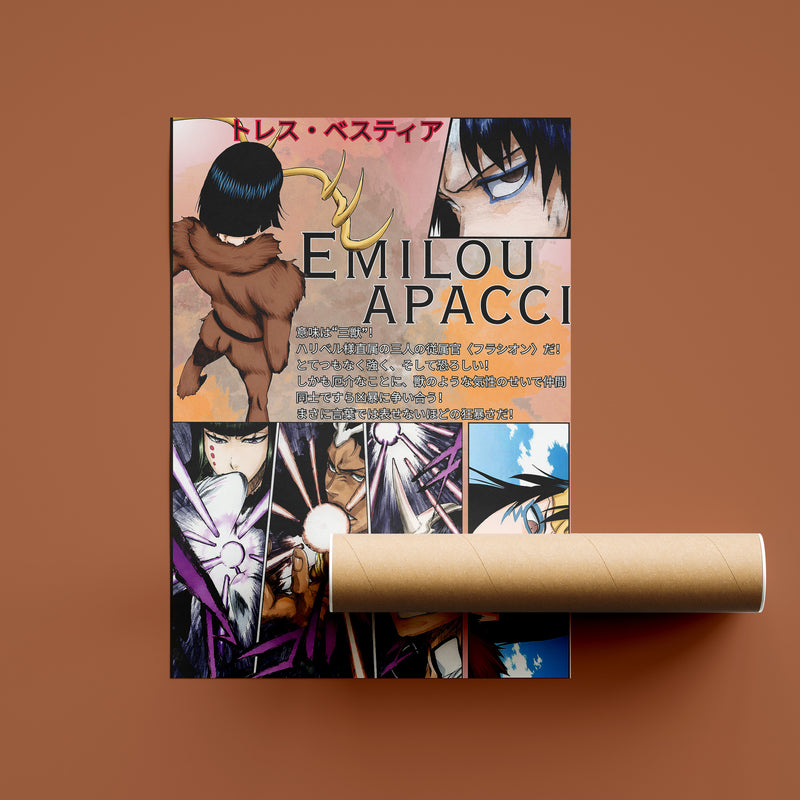 Emilou Apacci | Arrancar Fracciones | Manga Wall  Art Digitally Downloadable