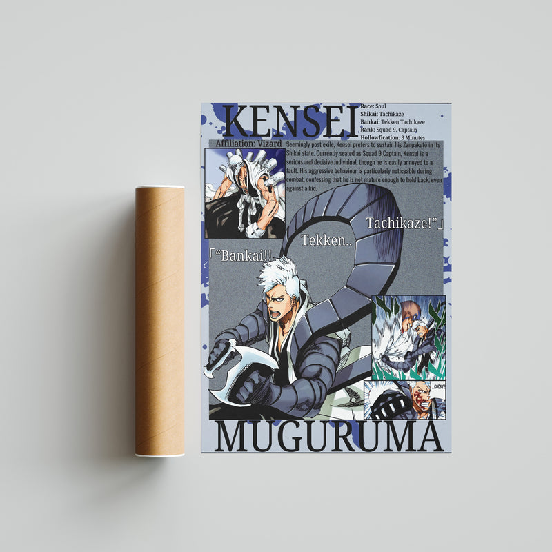 Kensei Muguruma | Visored | Manga Wall Art Digitally Downloadable