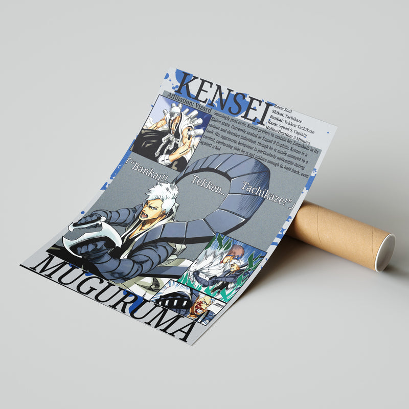Kensei Muguruma | Visored | Manga Wall Art Digitally Downloadable