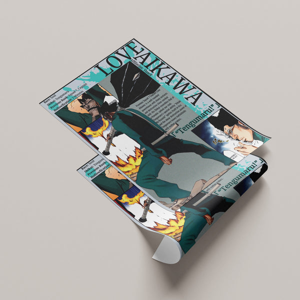 Love Aikawa | Visored | Manga Wall Art Digitally Downloadable