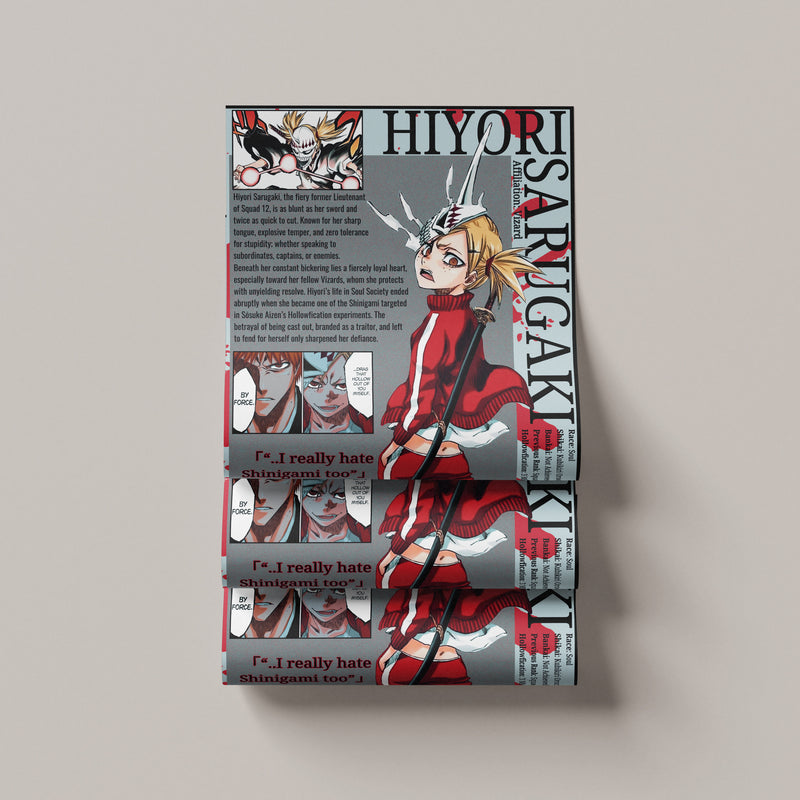 Hiyori Visored | Premium Manga Poster