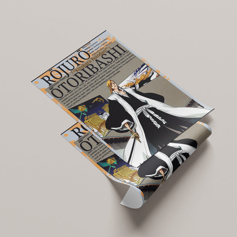 Rojuro Otoribashi | Visored | Manga Wall Art Digitally Downloadable