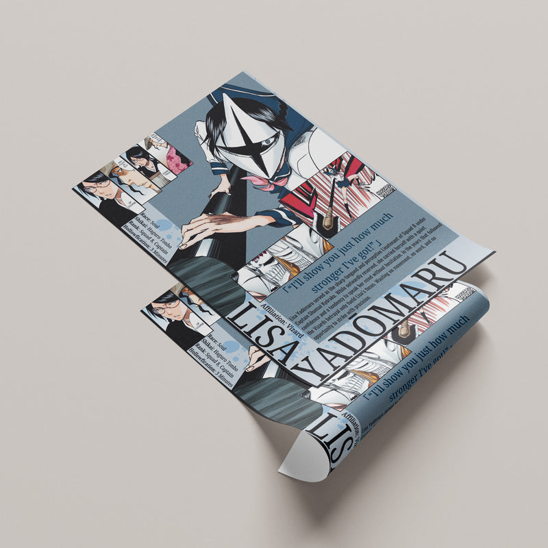 Lisa Visored | Premium Manga Poster