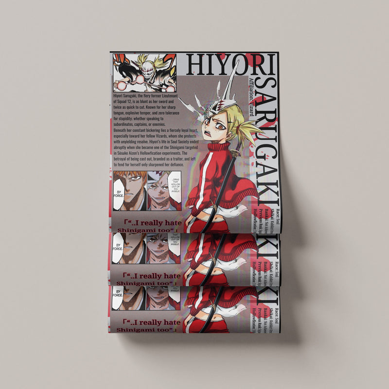 Hiyori Visored | Premium Manga Poster