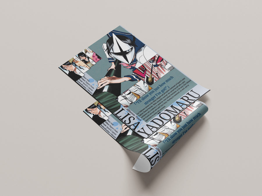 Lisa Visored | Premium Manga Poster