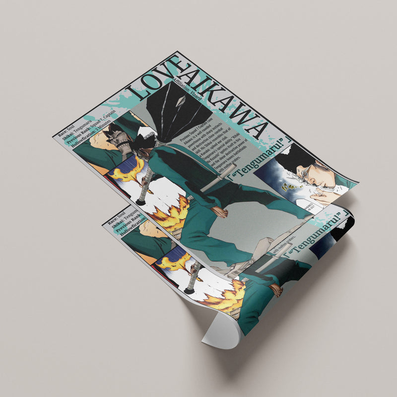 Love Aikawa | Visored | Manga Wall Art Digitally Downloadable