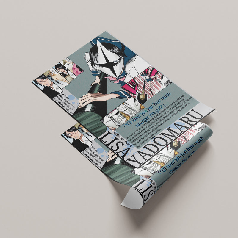 Lisa Visored | Premium Manga Poster