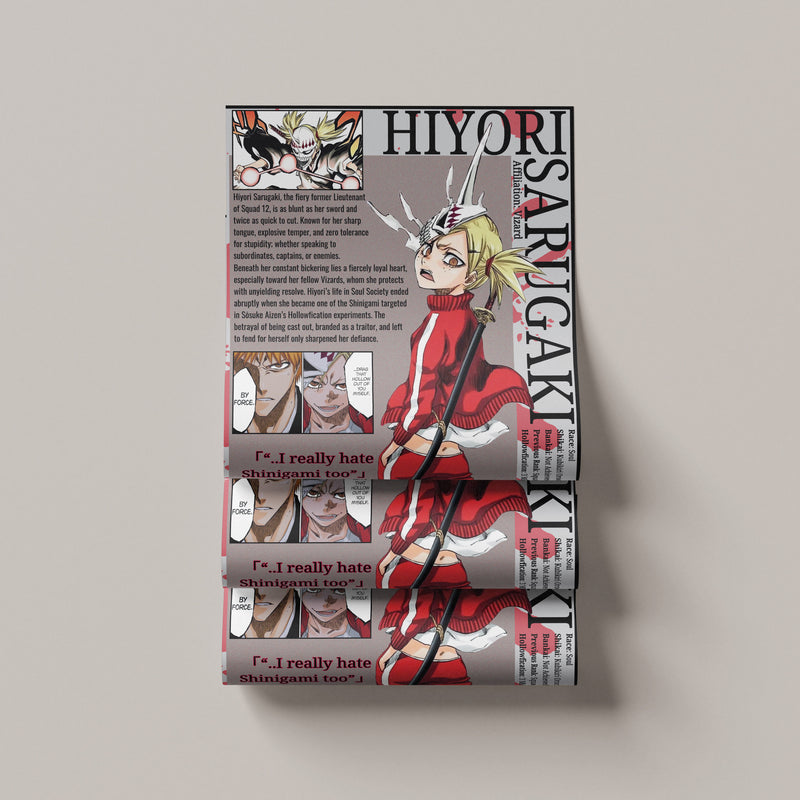 Hiyori Visored | Premium Manga Poster