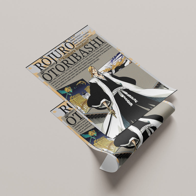 Rojuro Visored | Premium Manga Poster