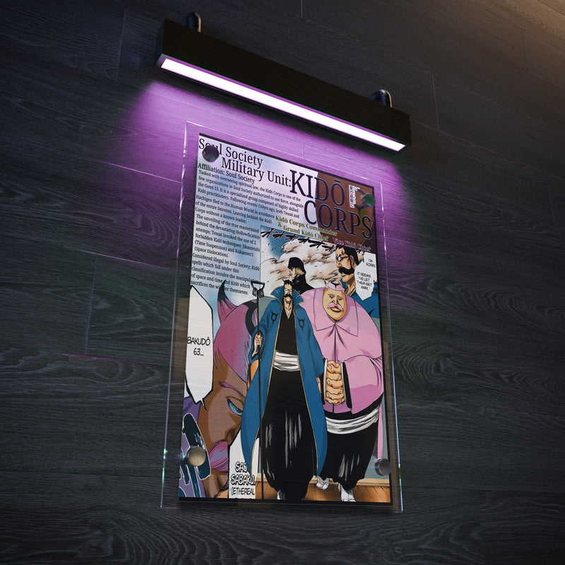 Kido Corp. Visored | Acrylic Illustration