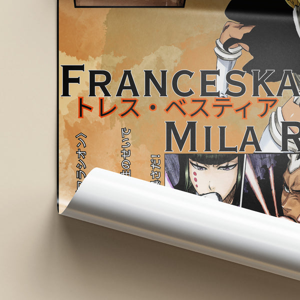 Franceska Mila Rose | Arrancar Fracciones | Manga Wall Art Digitally Downloadable