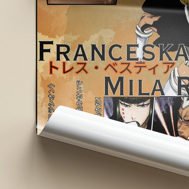 Franceska Mila Rose | Arrancar Fracciones | Manga Wall Art Digitally Downloadable