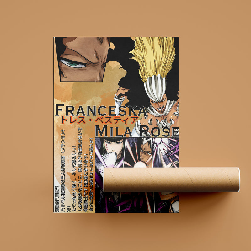 Franceska Mila Rose | Arrancar Fracciones | Manga Wall Art Digitally Downloadable