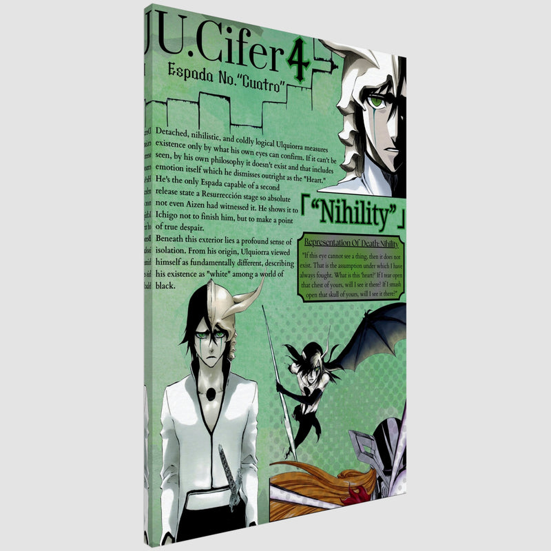 Ulquiorra .C Espada 4 | Canvas Illustration
