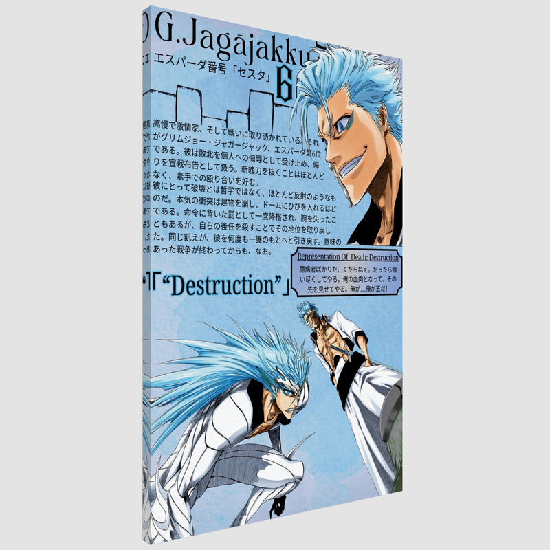 Grimmjow .J Espada 6 | Canvas Illustration