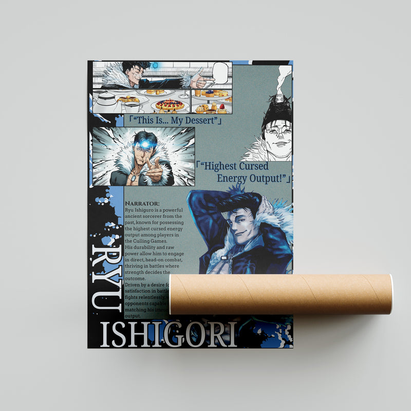 Ryu Ishigori | The Culling Games | Manga Wall Art Digitally Downloadable