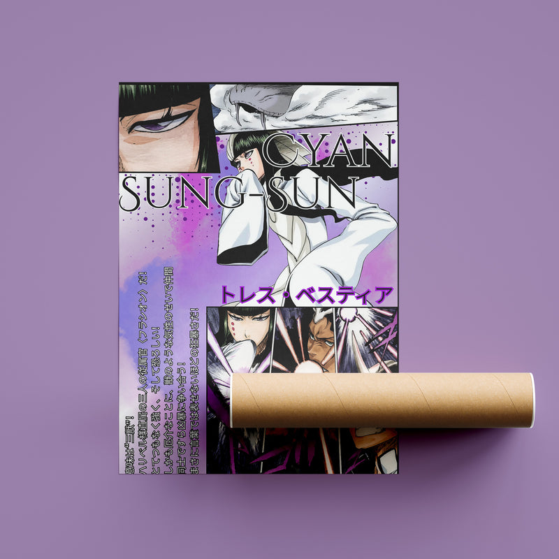 Cyan Sung-Sun | Arrancar Fracciones | Manga Wall Art Digitally Downloadable